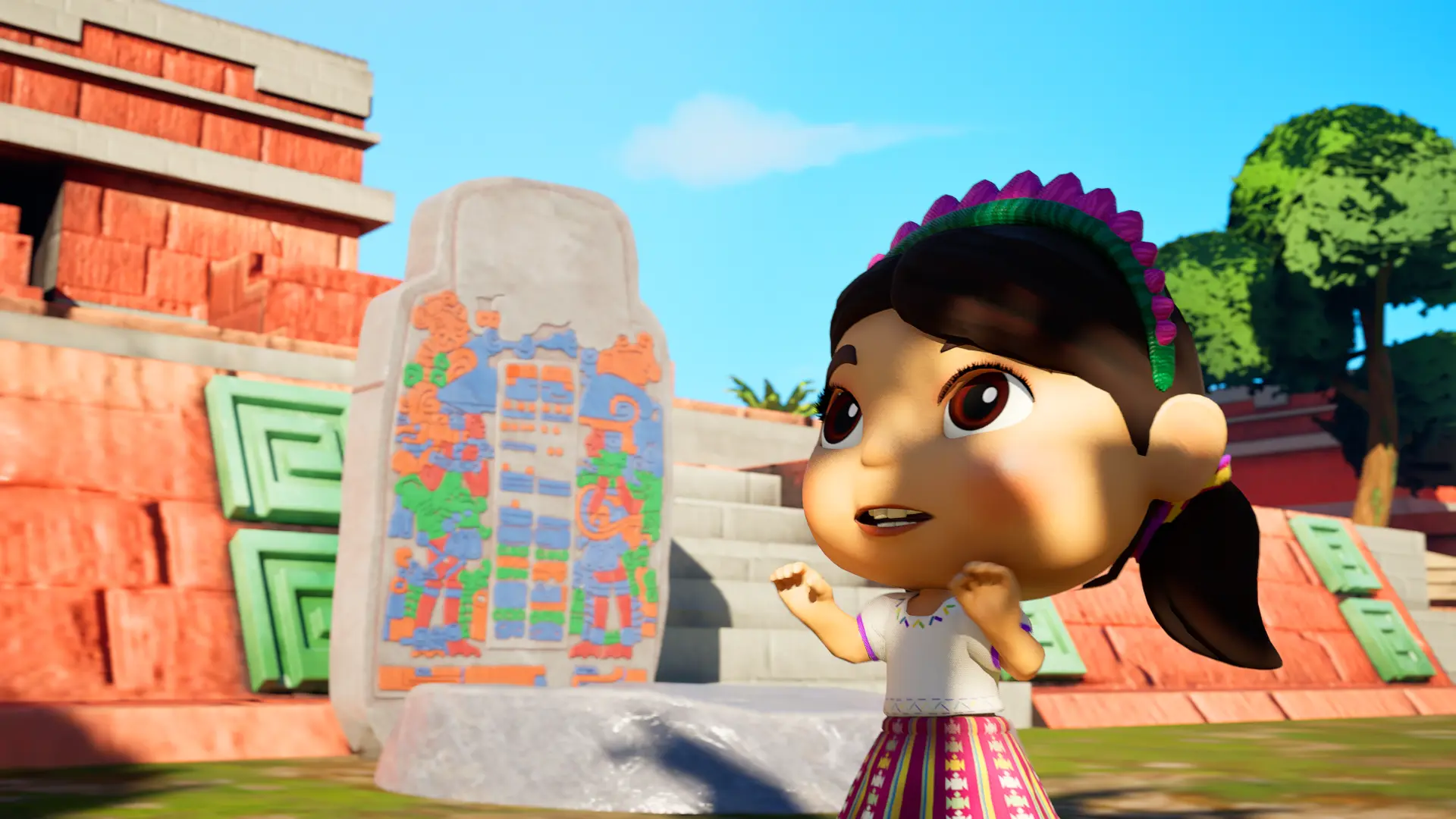 itza takalik abaj modelado 3d mayan maya olmecas cortometraje walking